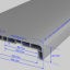 УЛЬТРАСТОЙКИЙ! Подоконник Crystallit «Антрацит»